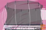 Trampolin, Spring Free, z zaščitno mrežo, premer 3.7 m