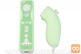 Wii Remote In Nunchuk Silikonska Prevleka, Zelena