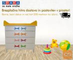 Previjalna miza, predalnik SRAKA XL Krokodilčki