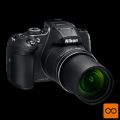 Nikon digitalni fotoaparat Coolpix B700, črn