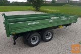 Prikolica,tandem,Brantner TA 14045/2XXL-HARDOX - gradbena