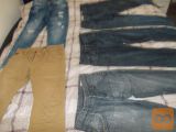 4 jeans hlače + 1 navadne hl + 4 jopice