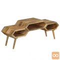TV stojalo iz trdnega mangovega lesa 119x35x45 cm