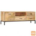 TV omarica iz trdnega mangovega lesa 130x30x45 cm