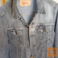Levis black washed črna jakna M