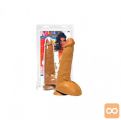 DILDO Mighty Muscle 9 - Brown
