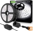 10m Set bel 6000K LED trak IP20 + zatemnilnik