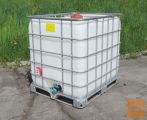 Cisterna ibc kontejner, zbiralnik, (kot nova)