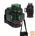 Akumulatorski ZELENI 12 linijski gredbeni laserski nivelir
