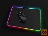 Osvetlj. LED RGB rač. podloga za miško in tipkovnico 35x25cm