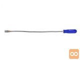 Gibljiv pobiralec vijakov z magnetom +LED lučko 57cm