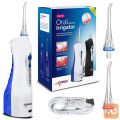 Akumulatorska brezžična zobna prha bela + 2 nastavka