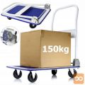 Močan zložljiv transportni voziček 150kg